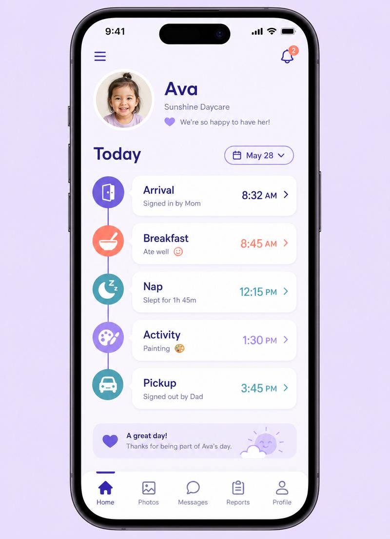 Parent portal on mobile